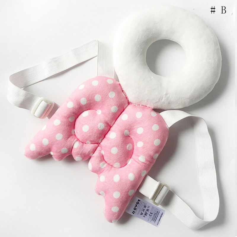 Baby's Safety Head & Back Protector With Harness 100% Cotton