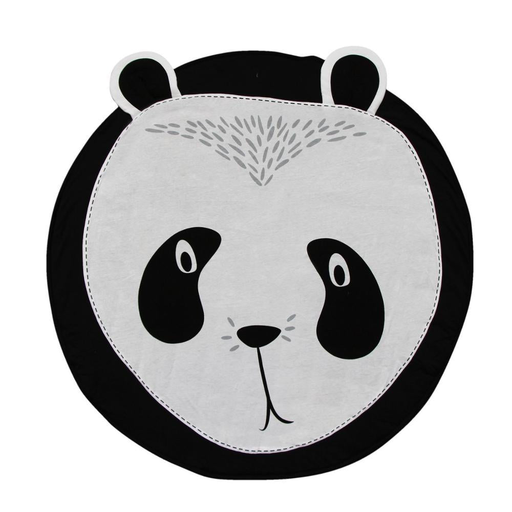 Baby Playtime Mat - Cute Animal Design - 100% Cotton