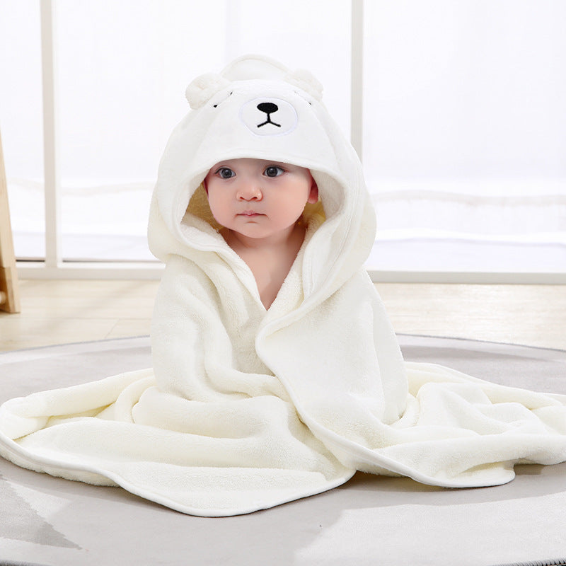 Baby's Bath Towel - Cuddly Cute Hooded Animal Design