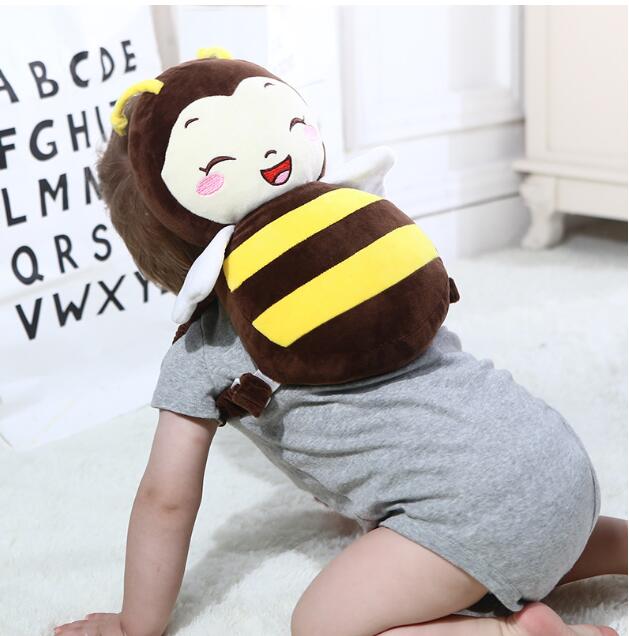 Baby's Safety Head & Back Protector With Harness 100% Cotton