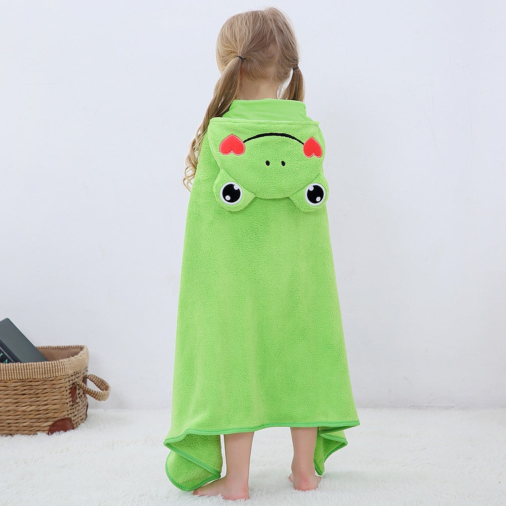 Baby's Bath Towel - Cute Hooded Animal Design - Soft and Highly Absorbent