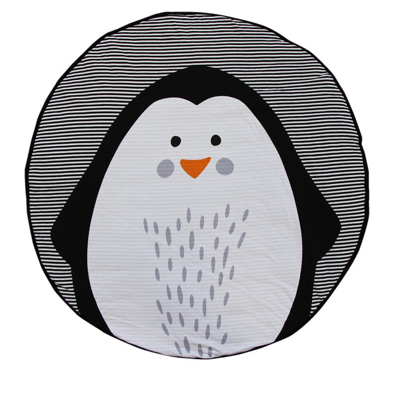 Baby Playtime Mat - Cute Animal Design - 100% Cotton