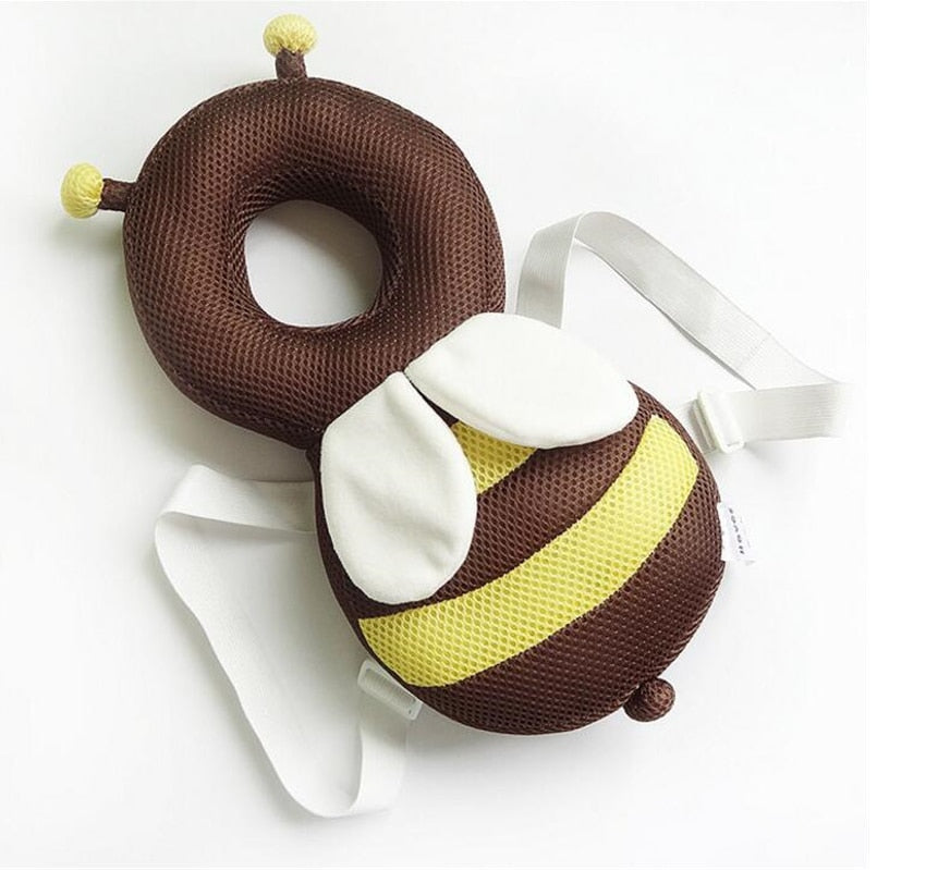 Baby's Safety Head & Back Protector With Harness 100% Cotton