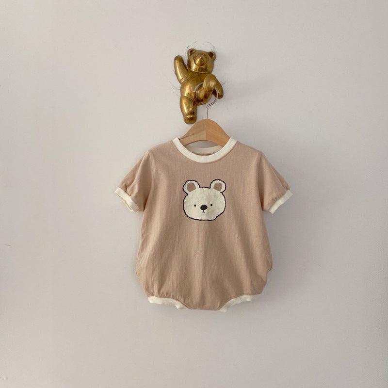 Baby Girl's or Boy's Short Sleeved Cotton Romper