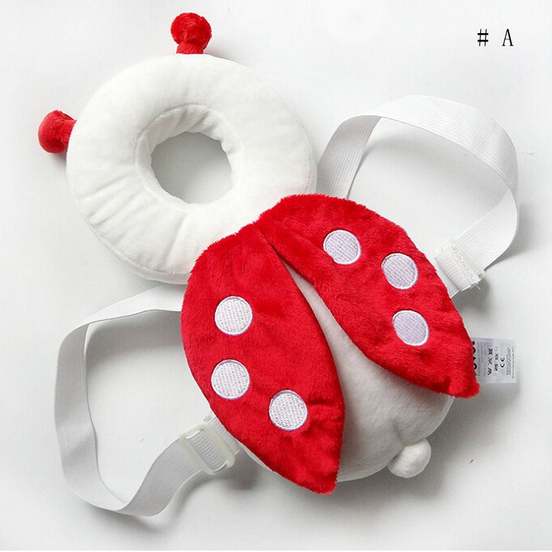 Baby's Safety Head & Back Protector With Harness 100% Cotton