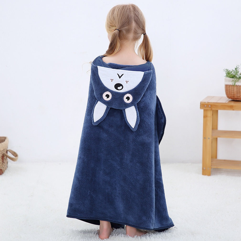 Baby's Bath Towel - Cute Hooded Animal Design - Soft and Highly Absorbent