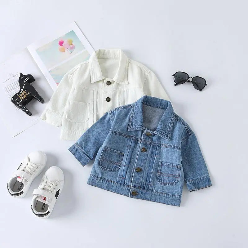 Baby Girl's or Boy's Stylish Denim Jacket
