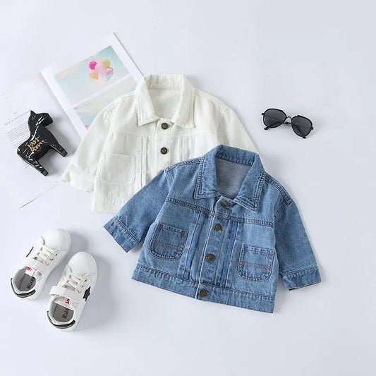 Baby Girl's or Boy's Stylish Denim Jacket