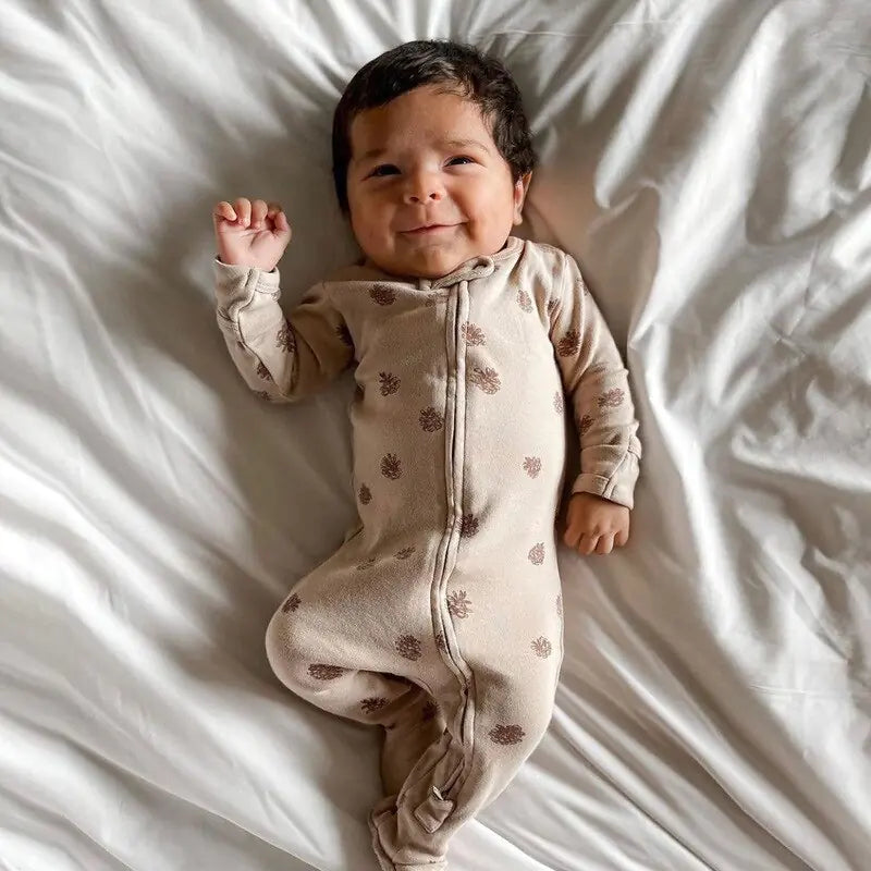 Baby Girl's or Boy's Romper - Coral Velvet
