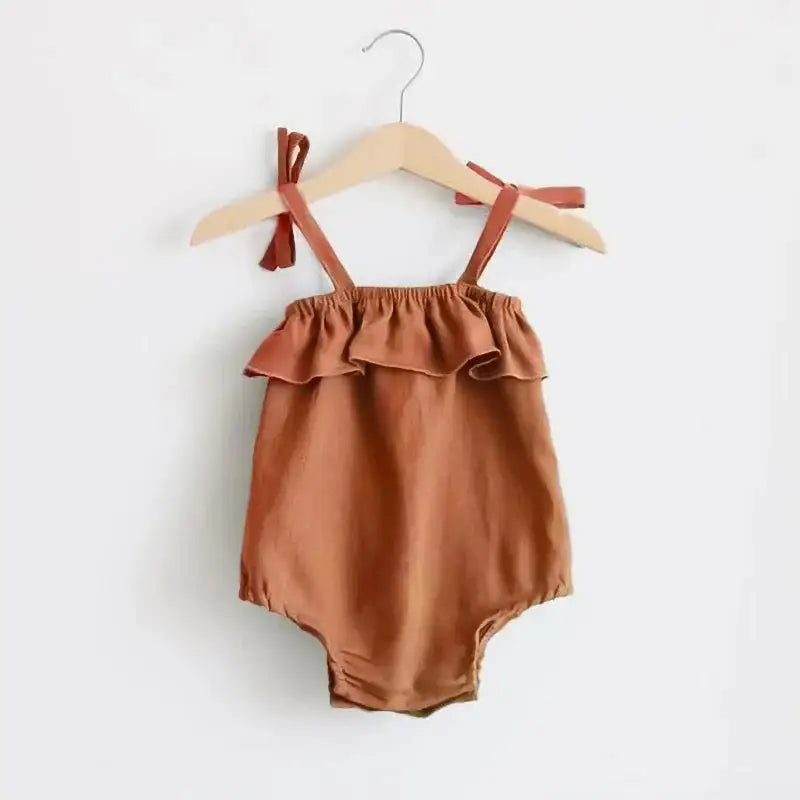 Baby Girl's Summer Romper - 100% Cotton