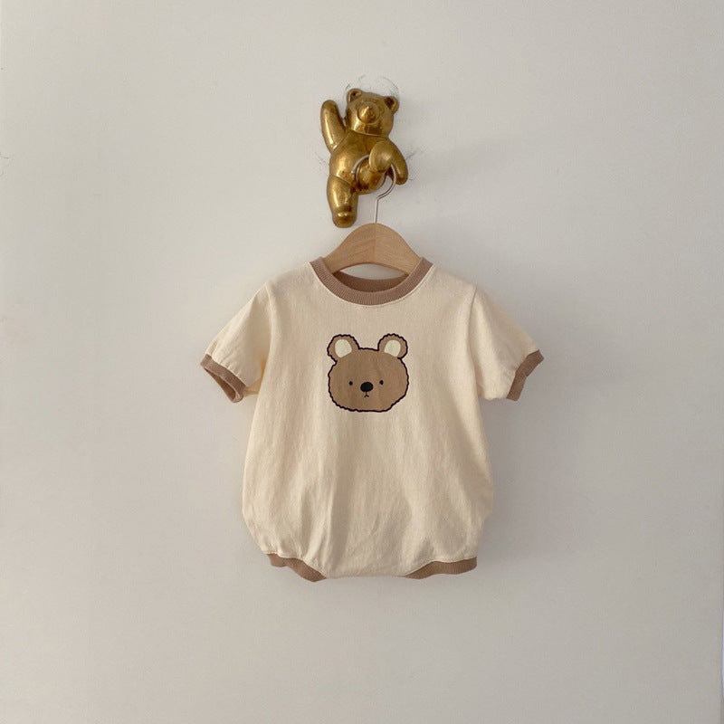 Baby Girl's or Boy's Short Sleeved Cotton Romper