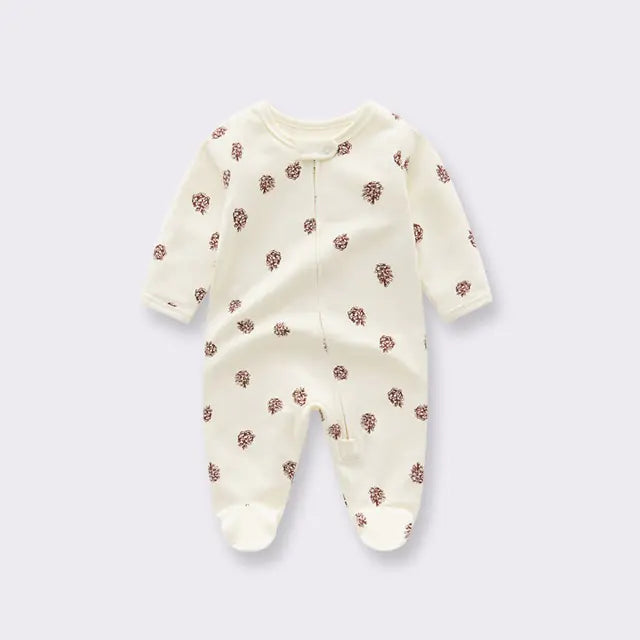 Baby Girl's or Boy's Romper - Coral Velvet