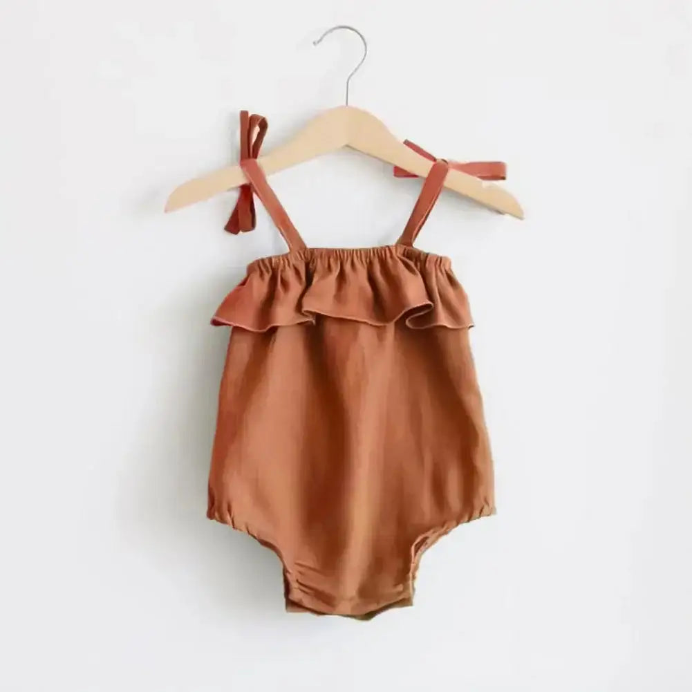 Baby Girl's Summer Romper - 100% Cotton