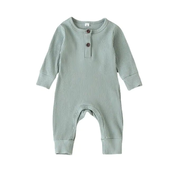 Baby Girl's or Boy's Long Sleeve Romper - 100% Cotton