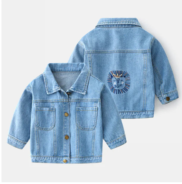Baby Girl's or Boy's Stylish Denim Jacket