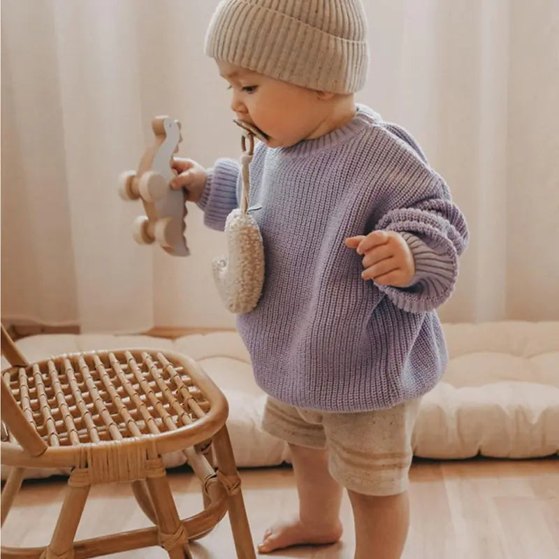 Baby Girl's or Boy's Winterwear - Knitted Sweater Jumper