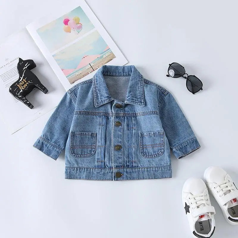 Baby Girl's or Boy's Stylish Denim Jacket