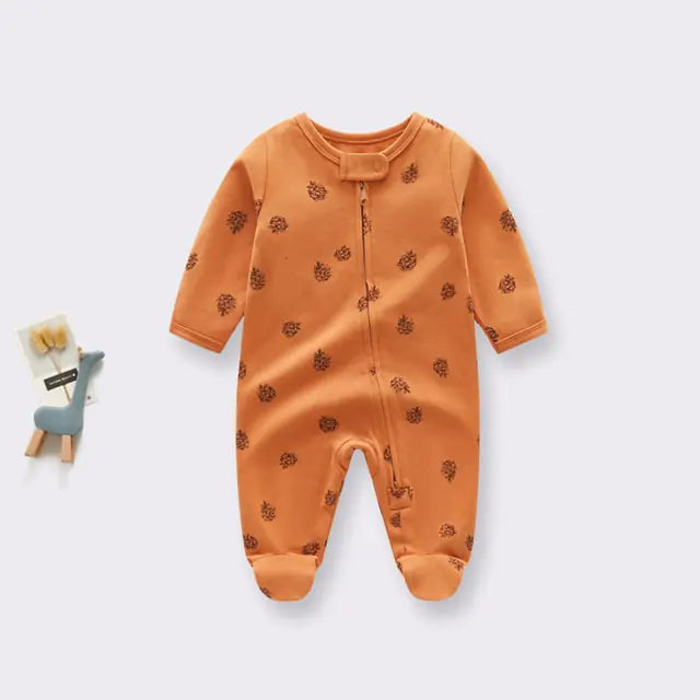 Baby Girl's or Boy's Romper - Coral Velvet