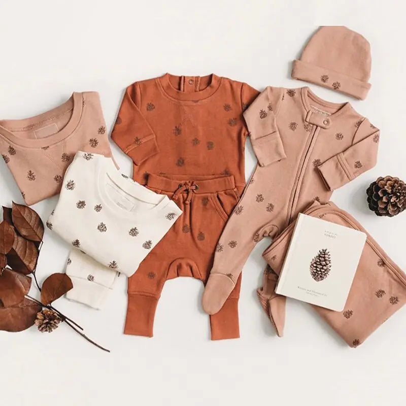 Baby Girl's or Boy's Romper - Coral Velvet