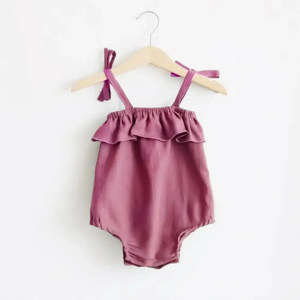 Baby Girl's Summer Romper - 100% Cotton