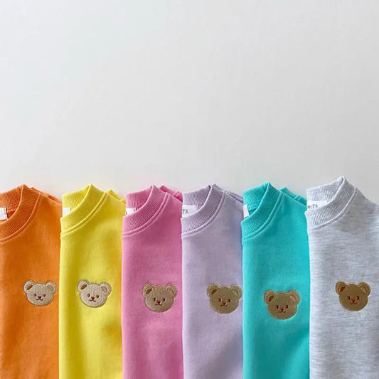 Baby Girl's or Boy's Long Sleeve Onesie - Terry Cotton