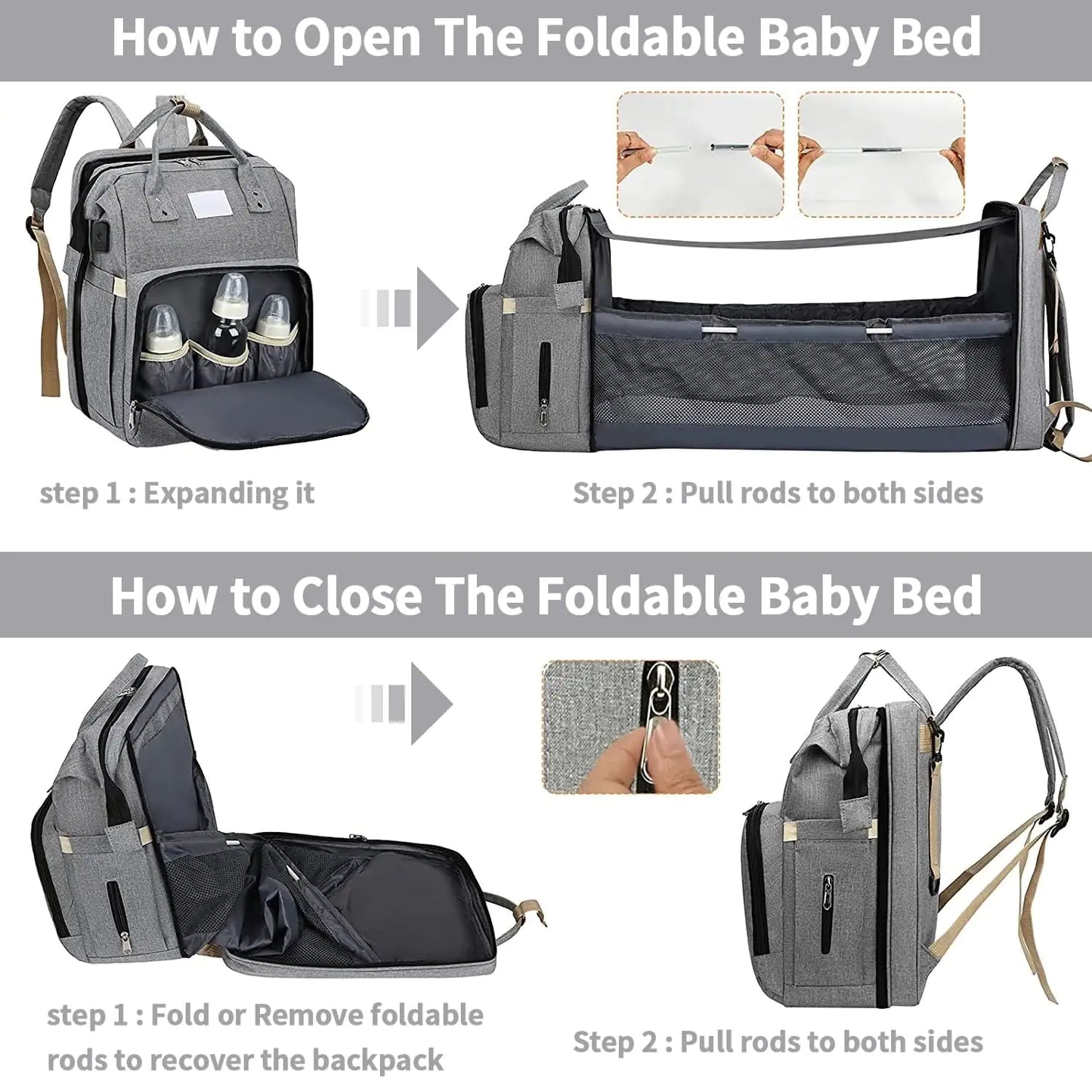Baby's Portable Crib