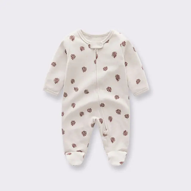 Baby Girl's or Boy's Romper - Coral Velvet