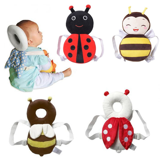 Baby's Safety Head & Back Protector With Harness 100% Cotton