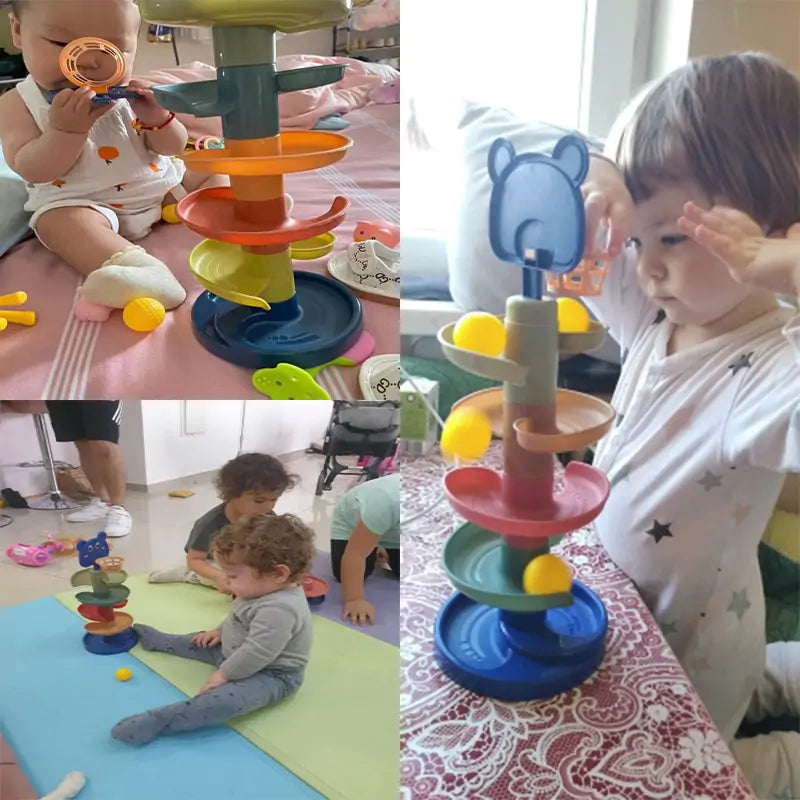 Baby's Rolling Ball Tower Toy