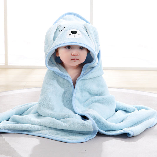 Baby's Bath Towel - Cuddly Cute Hooded Animal Design