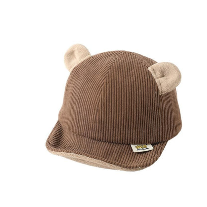 Baby Girl's or Boy's Little Bear Baseball Hat