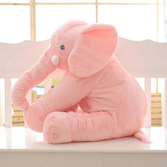 Baby's Pillow Cushion - Snuggly Elephant Design - 100% Cotton - 2 Sizes