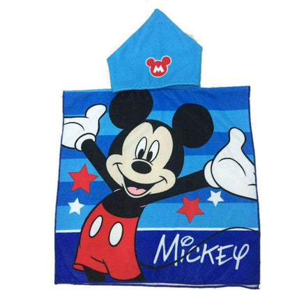 Baby Girl's or Boy's Bath or Beach Towel - Cute Cartoon Hooded Cloak Design