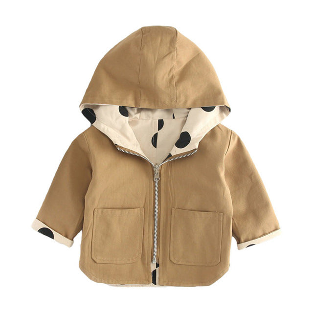 Baby Girls or Boys Quality Winter Coat Reversible Design