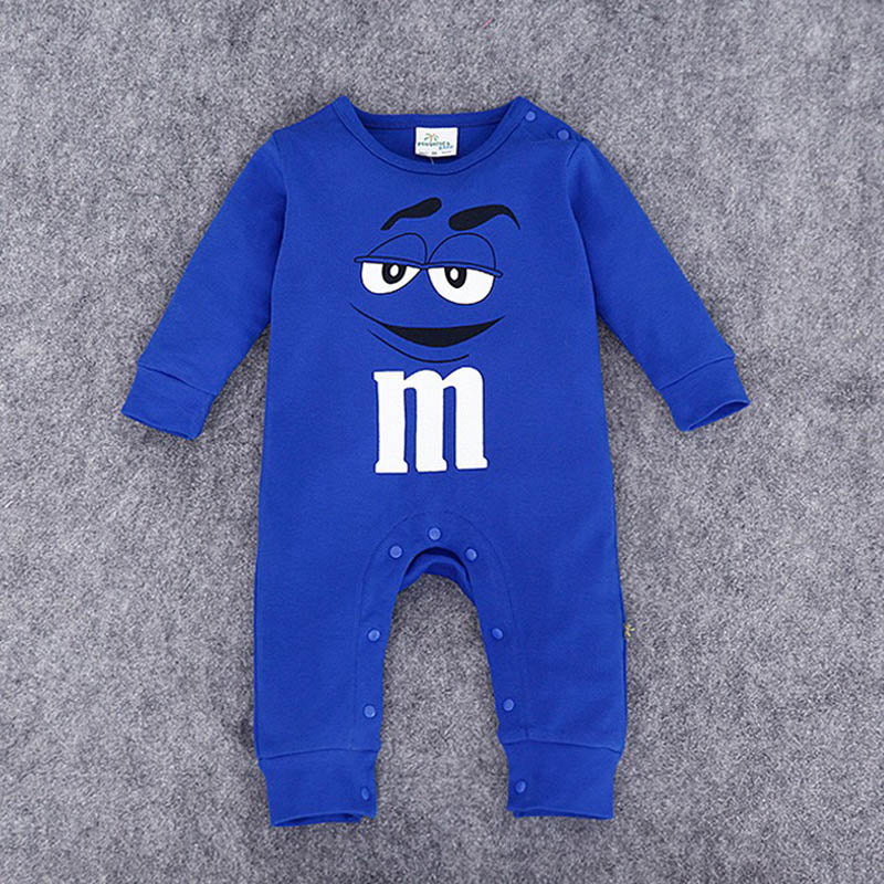 Baby Girl's or Boy's M-Design Long Sleeved Jumpsuit 100% Cotton