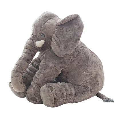 Baby's Pillow Cushion - Snuggly Elephant Design - 100% Cotton - 2 Sizes