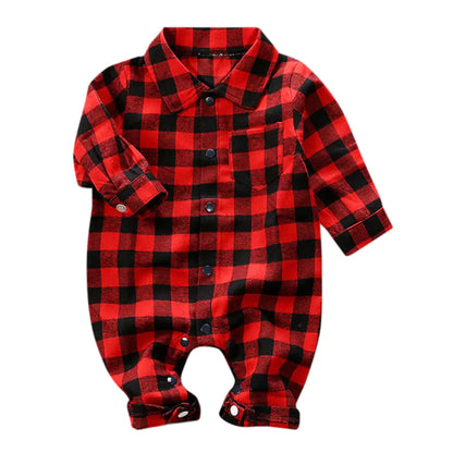 Baby Girl's or Boy's Plaid Onesie