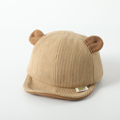 Baby Girl's or Boy's Little Bear Baseball Hat