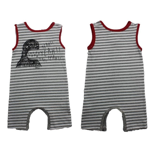 Baby Girl's or Boy's Summer Sleeveless Onesie - 100% Cotton