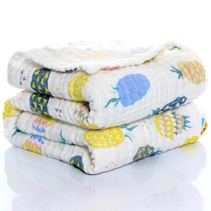 Baby's Blanket - 100% Organic Cotton - 105x105cm