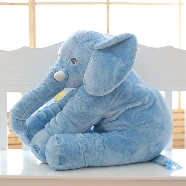 Baby's Pillow Cushion - Snuggly Elephant Design - 100% Cotton - 2 Sizes