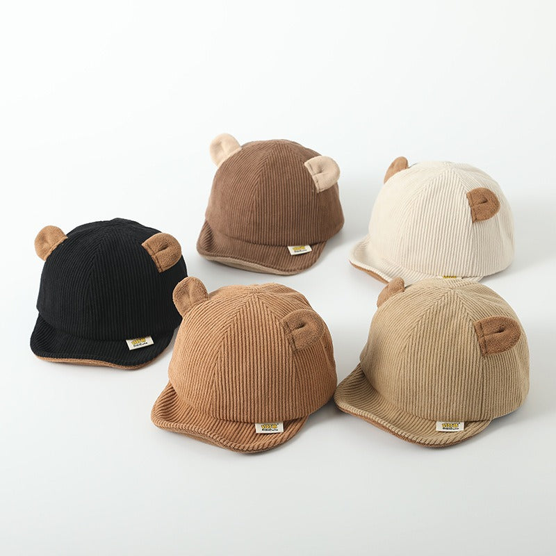 Baby Girl's or Boy's Little Bear Baseball Hat