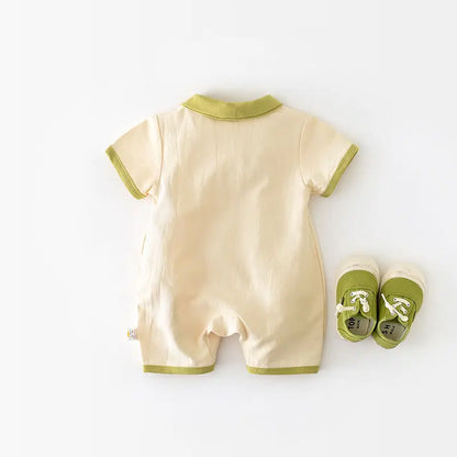 Baby Boys or Girls Summer Crocodile Jumpsuit