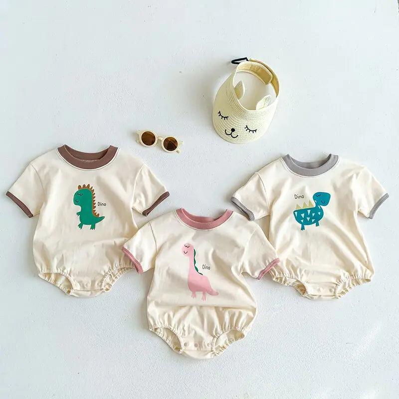 Baby Boy's Bodysuit Little Dino Design