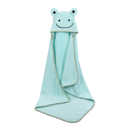 Baby's Bath Towel - Cute Hooded Cartoon Animal Design