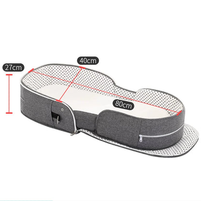Baby's Portable Folding Travel Cot Including Mosquito Net