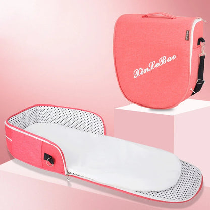 Baby's Portable Folding Travel Cot Including Mosquito Net