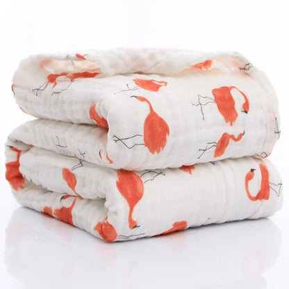 Baby's Blanket - 100% Organic Cotton - 105x105cm