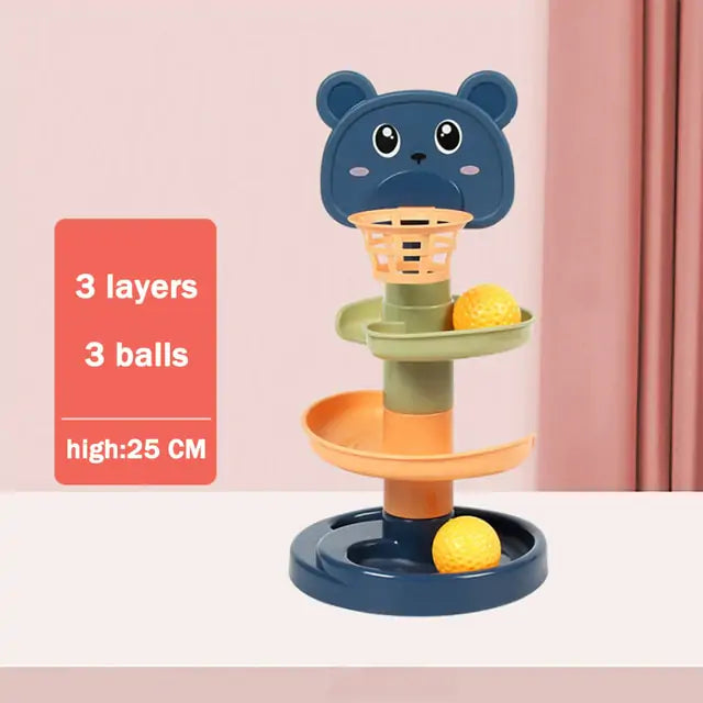 Baby's Rolling Ball Tower Toy