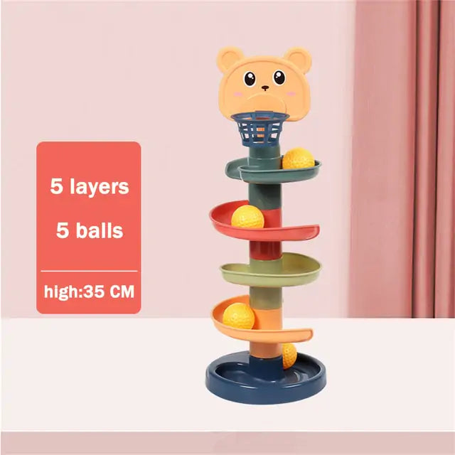 Baby's Rolling Ball Tower Toy